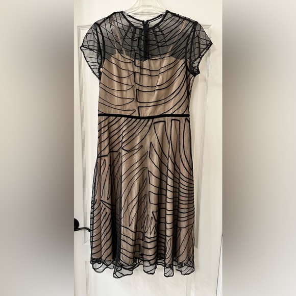 NWOT - Black lace lined dress - sz 14 - Picture 1 of 2